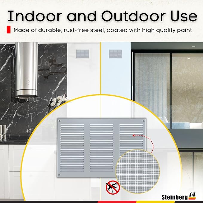 Steinberg14 Gray Vent Cover 10x6 - Image 6