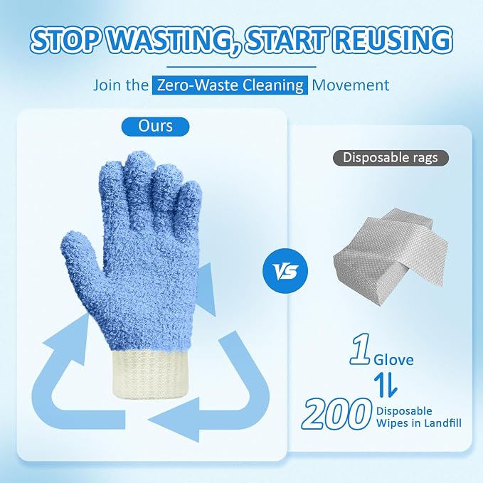 MIG4U 4 Pairs Microfiber Gloves - Image 7