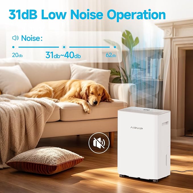 34 Pints Dehumidifiers for Home - Image 3