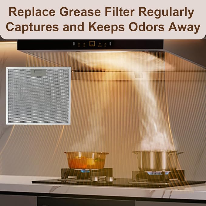 3 PCS 5MU36 Aluminum Mesh Replacement Filter Compatible - Image 5