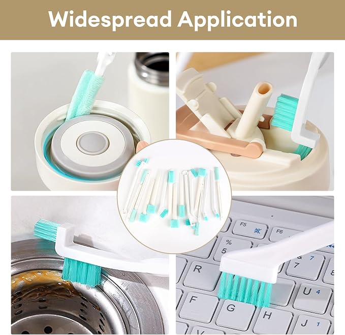 16 Pcs Crevice Cleaning Brush Set, Small Brushes - Image 6