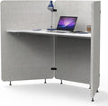 Stand Up Desk Store Noise Reducing Recycled 3 Panel PET Workpod by SStandUpDeskStore