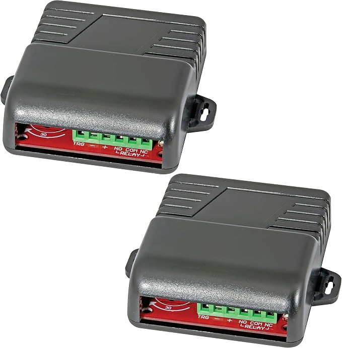 Seco-Larm SA-025Q Pack of 2 Multi-Purpose Programmable Timers, 12-24VDC by Seco-Larm