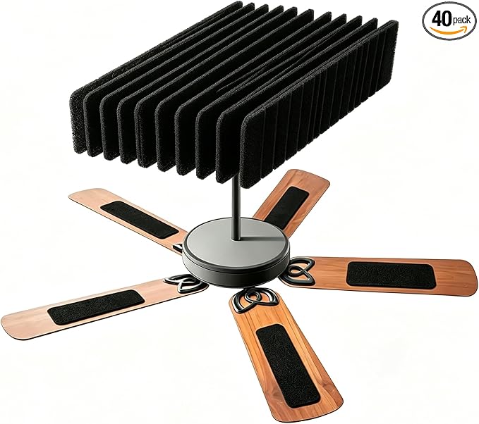 40 Pack Ceiling Fan Filters for Blades by Unknown