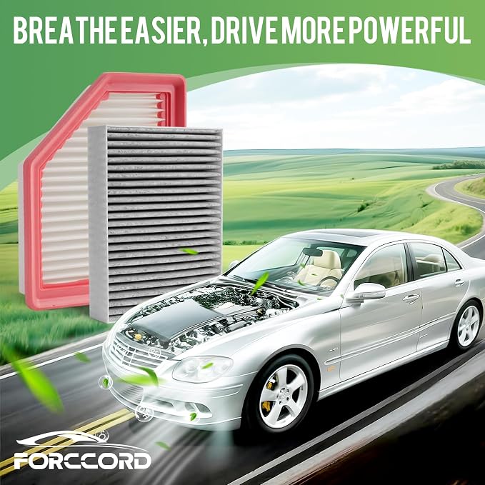 Cabin & Engine Air Filter Fit for Nissan Sentra 2.0L 2020-2024 Activated Carbon - Image 8