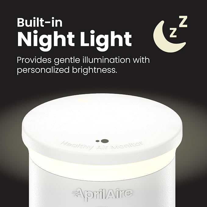 AprilAire ZAWTHCPV Smart Indoor 5-in-1 Wi-Fi Air Quality Monitor, App - Image 5