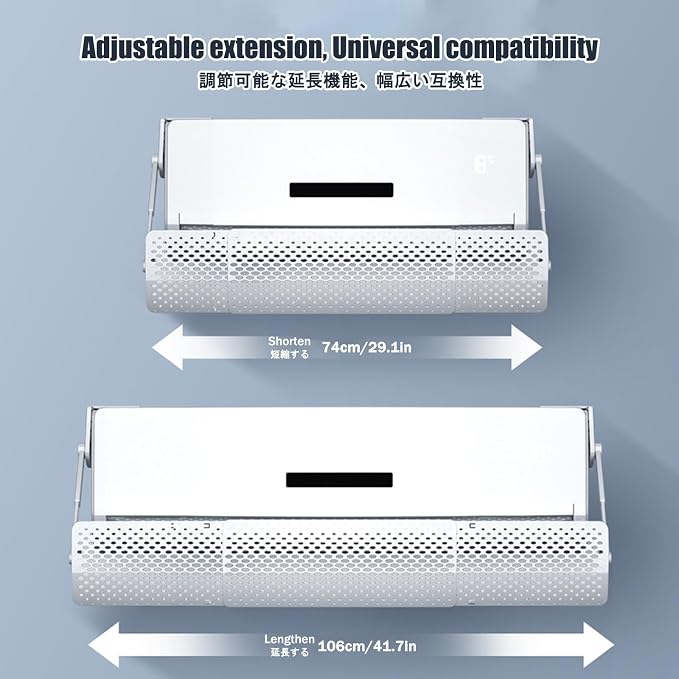 Window Air Conditioner Vent Deflector, Universal Mini Split Wind Baffle - Image 5