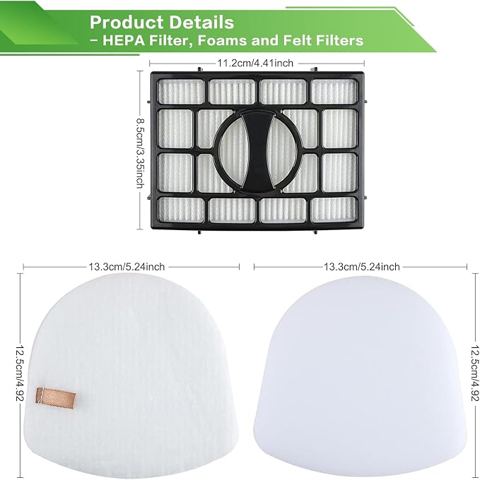 VIEWALL Replacement Filter for Shark UV725 UV650 ZU560 ZU560C ZU561 ZU562 ZU572 - Image 4
