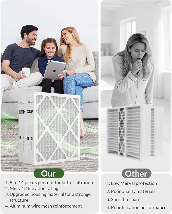 FLRQB5AH23M11 22.7x20.7x4.7 Air Filter Merv 13, Compatible - Image 4