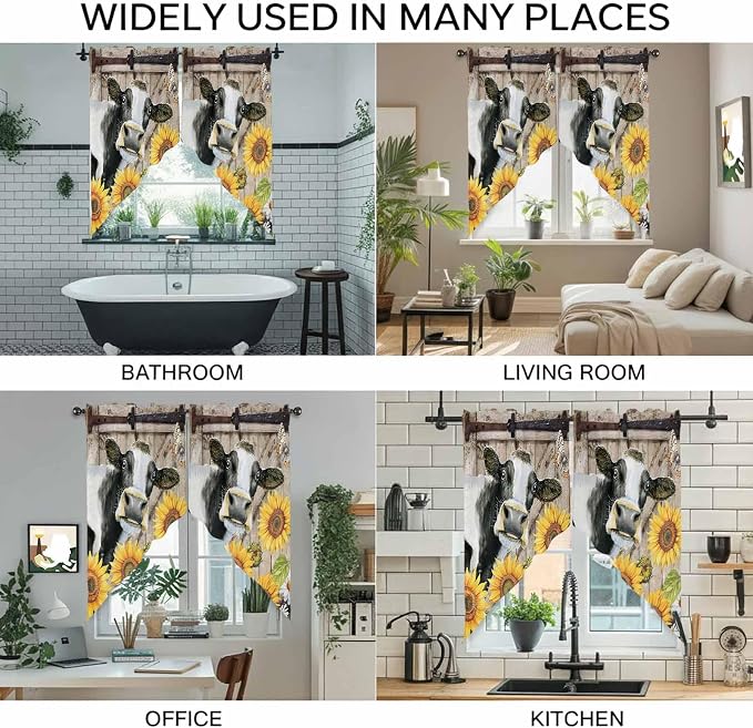 Retro Farmhouse Flower Swag Valances - Image 9