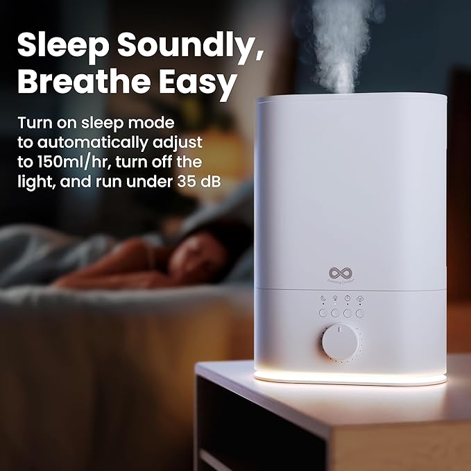 Everlasting Comfort 6L Humidifier Large Room, High Mist Output 60 HR Runtime - Image 6