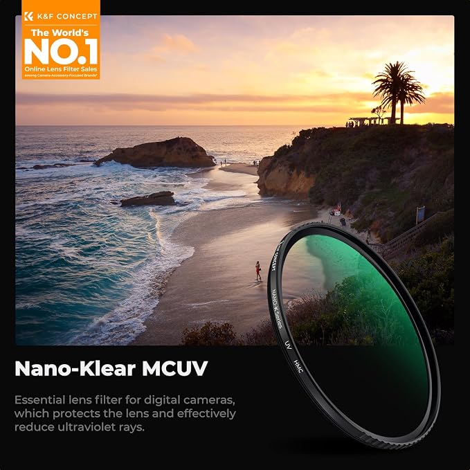 K&F CONCEPT 52mm MC UV Protection Filter Slim Frame - Image 2
