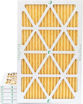 Glassfloss 18x25x1 MERV 11 AC & Furnace Air Filters. Box of 6. Actual Size: by Glasfloss