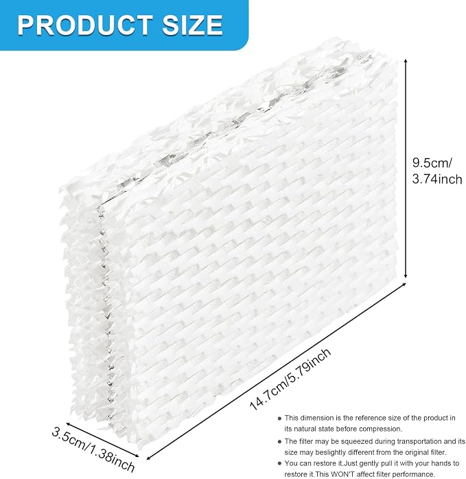 2Pcs WF813 Humidifier Filters Replacement Wick Filter Compatible - Image 2