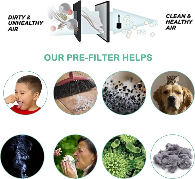 Air Vent Filters 4x10 Inch 14-Pack, Cut-to-Fit Floor and Ceiling Vent Filters - Image 3