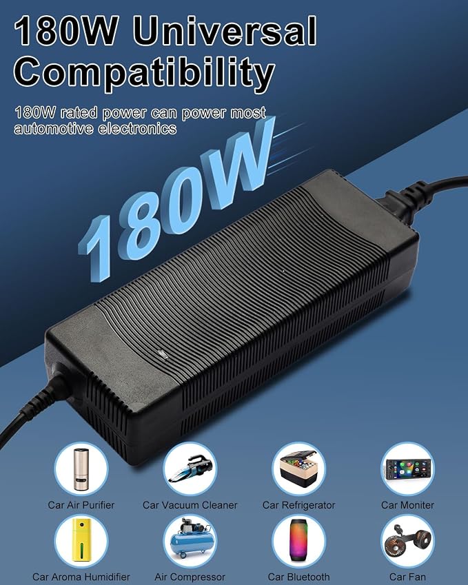 AC to DC Converter 180W 15A 110V to 12V Power Adapter | Fast Cooling Fan - Image 5