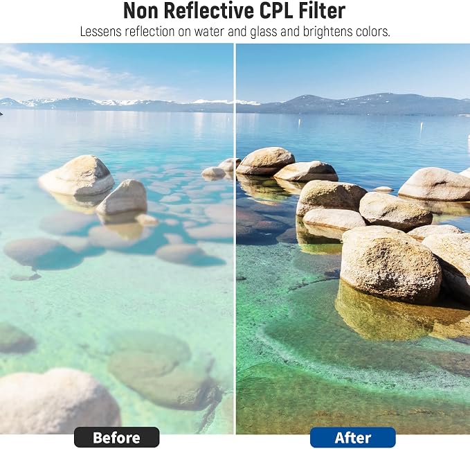 NEEWER 52mm ND Filter Kit and Lens Accessories, ND2 ND4 ND8 UV FLD CPL Filter - Image 3