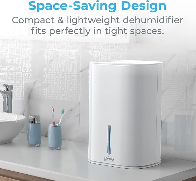 Pure Enrichment PureDry Mini Dehumidifier - 27oz Compact Water Tank Eliminates - Image 5