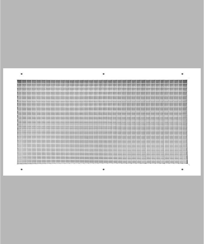 14" x 18" or 18" x 14" Cube Core Eggcrate Return Air Grille by HVACPremium