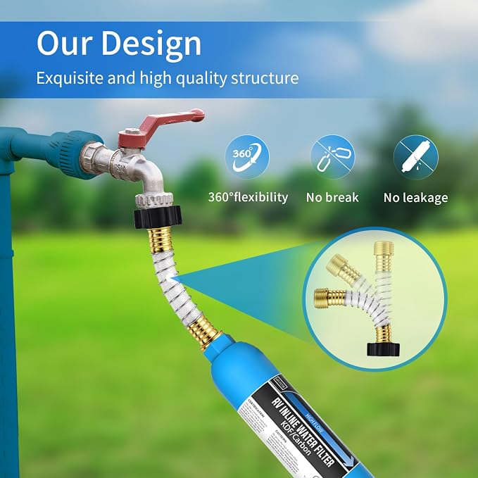 Lifefilter RV Inline Marine Water Filter, Bad Taste&Odor - Image 4