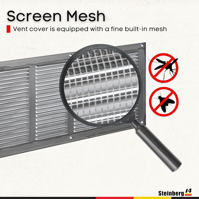 Steinberg14 Stainless Steel Vent Cover 14x6 - Image 3