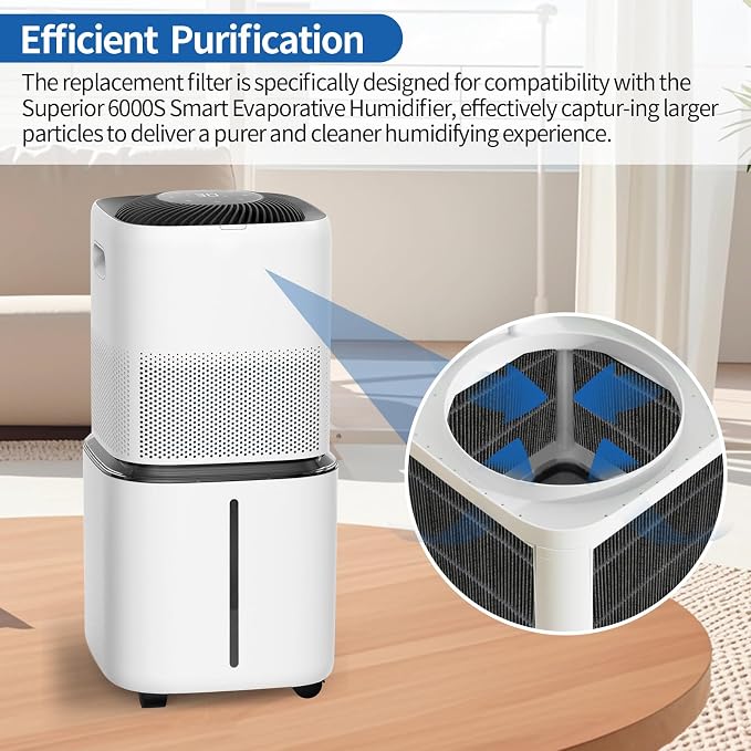 12-Pack Humidifier Premium Replacement Filters - Image 3