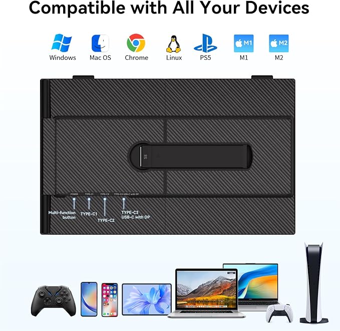 14" Laptop Screen Extender, Ultra-Thin Ligthweight FHD 1080P IPS Portable - Image 9