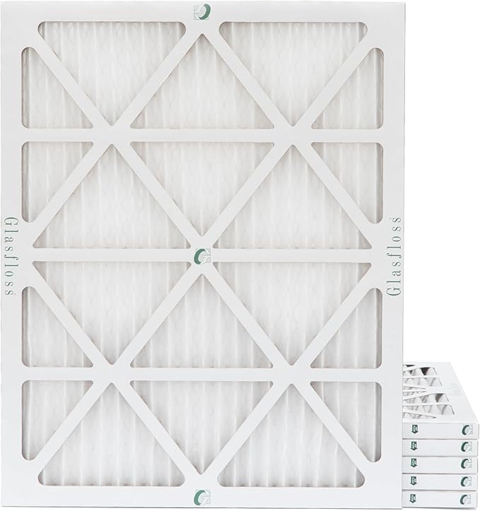 Glasfloss ZL 17.5x21x1 MERV 10 AC Furnace Air Filters.. Actual Size: 17-1/2 x by Glasfloss