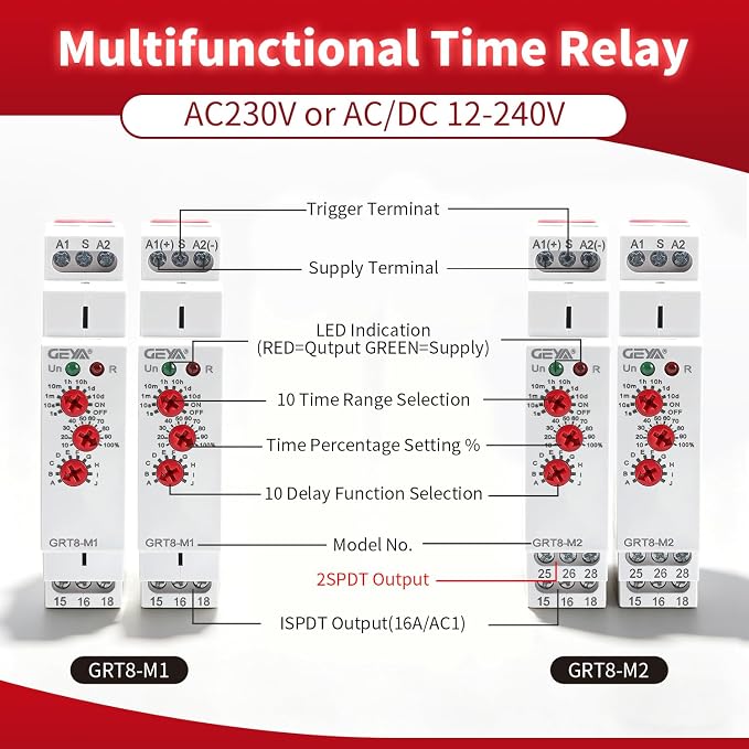 16A Multifunction Time Relay - Image 3
