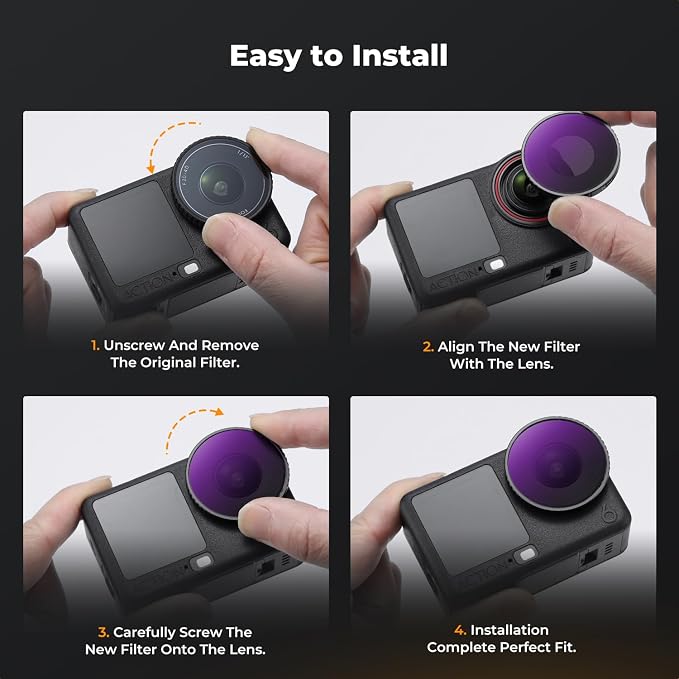 K&F CONCEPT HD CPL ND Filter Kit Compatible - Image 6