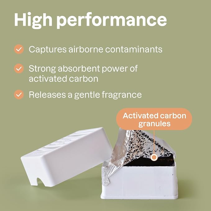 ATTITUDE Air Purifier with Activated Carbon Filter, Plant- and Mineral-Based - Image 5