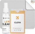 K&F CONCEPT Lens Cleaner Spray Kit | 60ML Glasses Cleaner x1 + Microfiber by KFCONCEPT