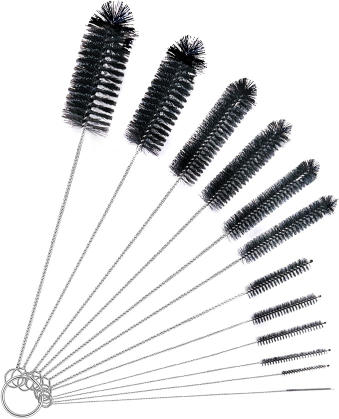 Brush Family Straw Cleaner Brush Set, 12 Pieces Extra Long Pipe Water Bottle - Image 8