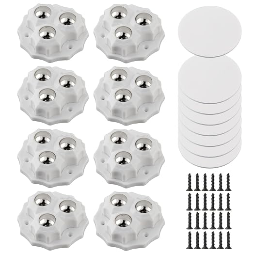 Geesatis Self Adhesive Caster Wheels, Sticky Pulley by GeesatisToolHardware