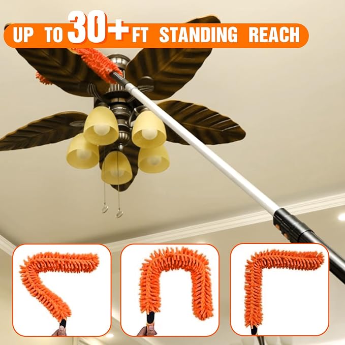 LAANPOLE 36FT High Reach Duster Cleaning Kit - Image 7