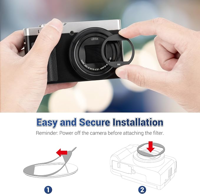 Adherent Lumix ZS99 UV Protective Filter - Image 5