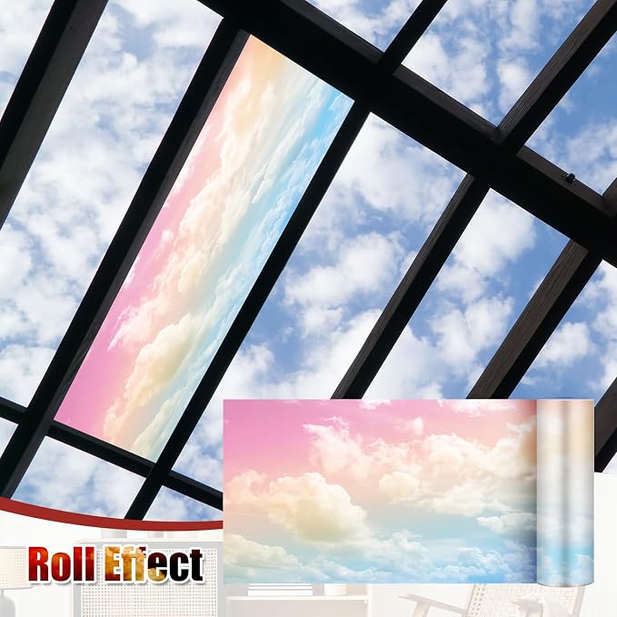 Outus 8 Pcs Fluorescent Light Cover Classroom Lighting Cover - Image 4