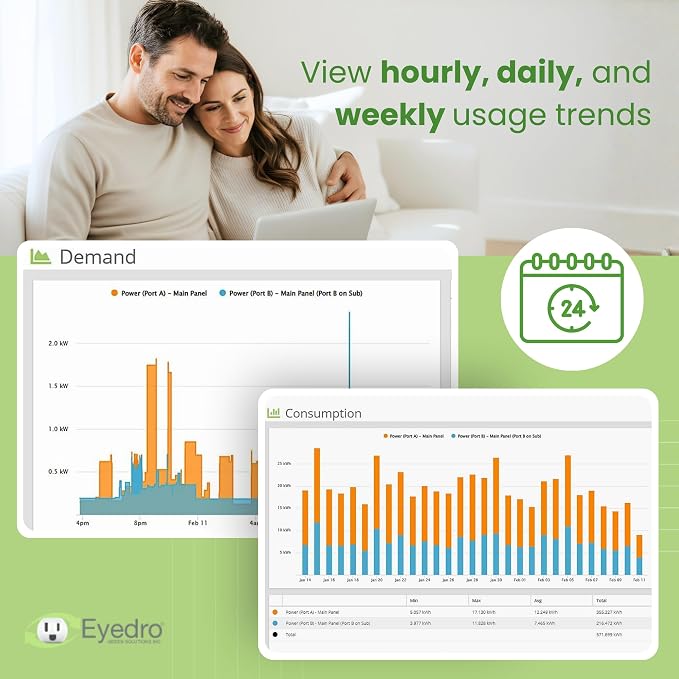 Eyedro Home Energy Monitor – Real-Time Electricity Usage Monitor - Image 2