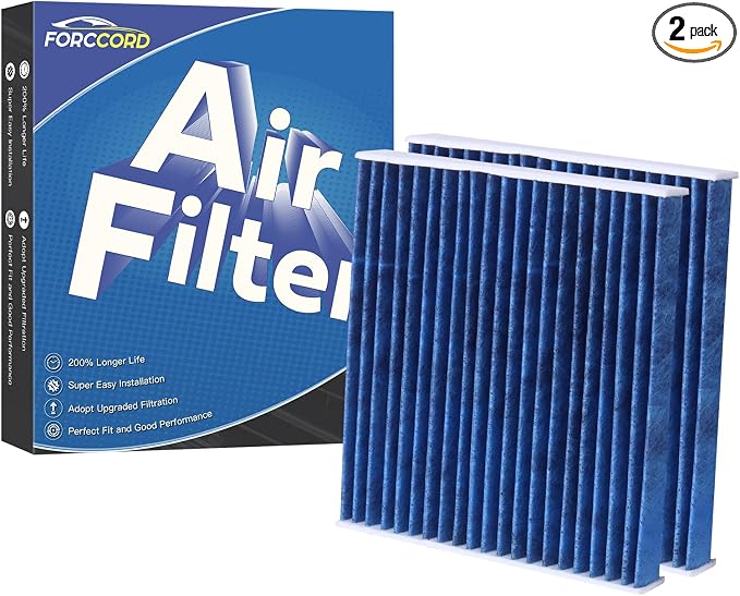 2-Pack HEPA Cabin Air Filter Fits by Forccord