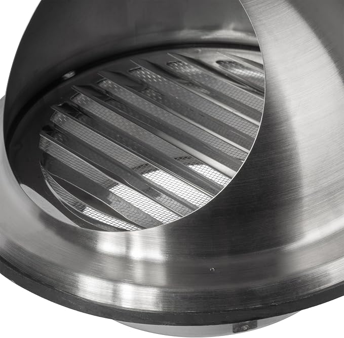 Vent Systems 5 Inch Stainless Steel Round Dryer Vent Cover - Image 8