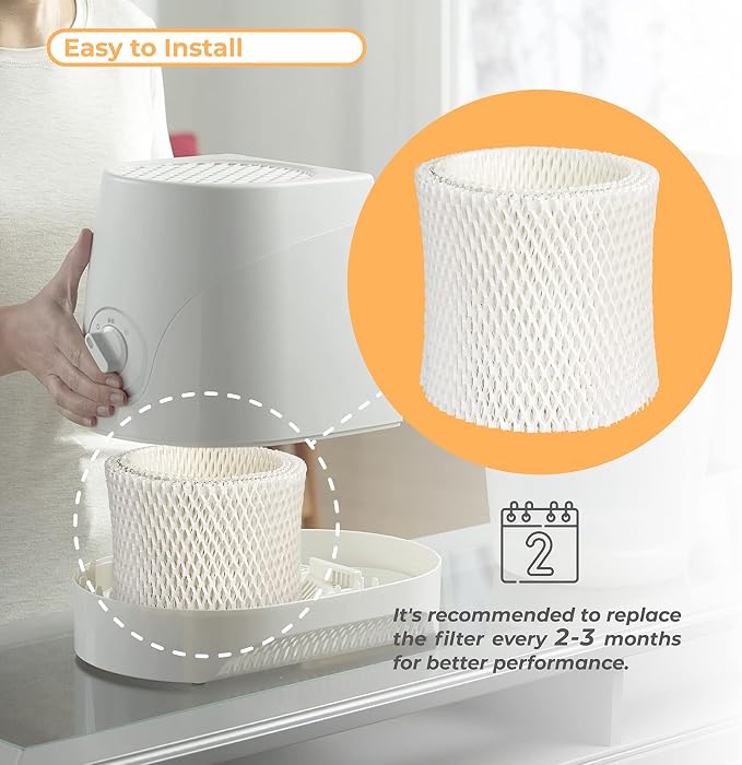 ANTOBLE 2 Pack HC-888 HC-888N Humidifier Wicking Filters Replacements - Image 5