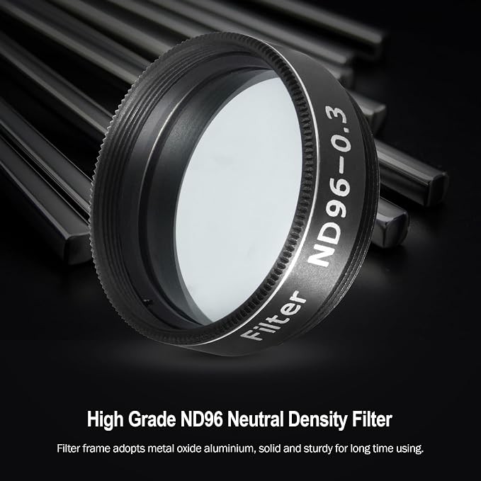 Astromania Telescope Filter Moon Filter 1.25 inch, Neutral Color Filter ND96-0.3 - Image 2