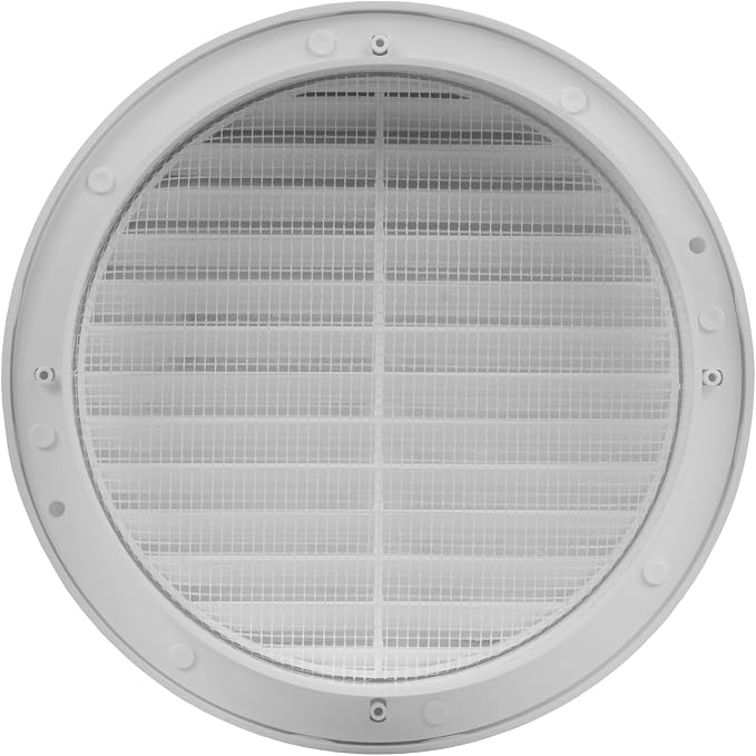 6" Inch White Round Air Vent Cover - Image 8