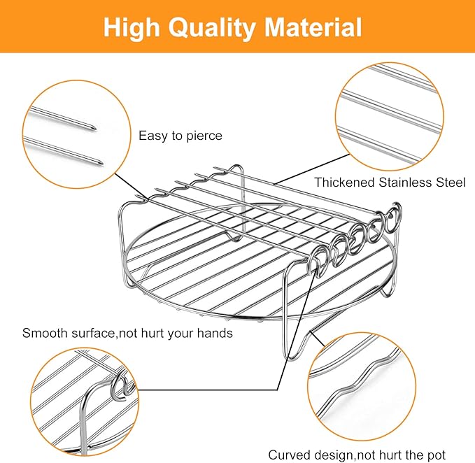 Air Fryer Rack for Air Fryer Oven, Dishwasher Safe - Image 6