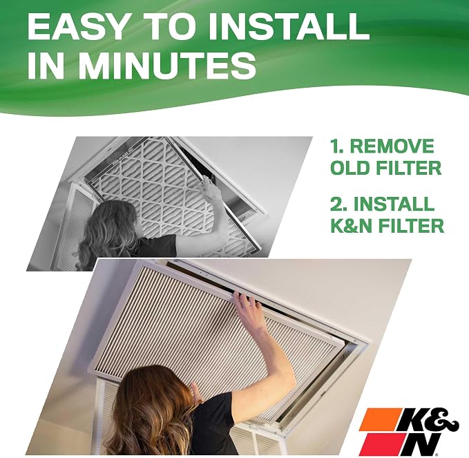 K&N 16X25X1 HVAC Furnace Air Filter, Lasts a Lifetime, Merv 13, the Last HVAC - Image 5