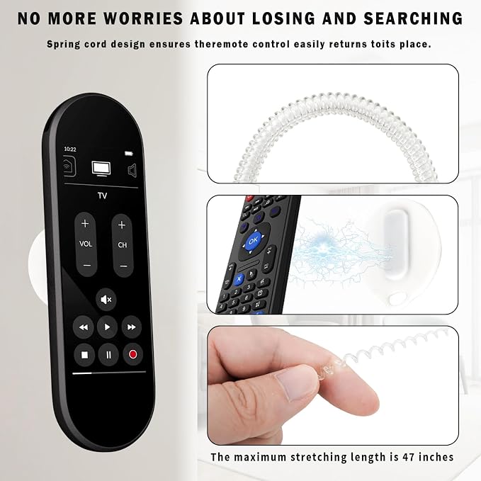 3-Pack Magnetic TV Remote Leash Holders - Image 2