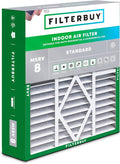 Filterbuy 20x20x5 Air Filter MERV 8 Essential Dust & Allergy Defense, Pleated by Filterbuy