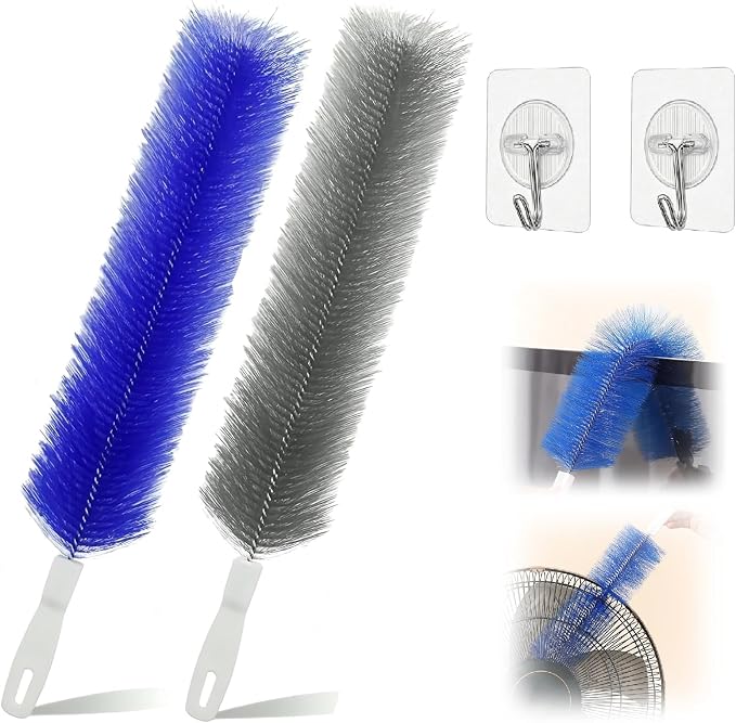 90° Flexible Ceiling & Fan Dust Magnet, Bendable Microfiber Head, Fan Cleaning by Unknown