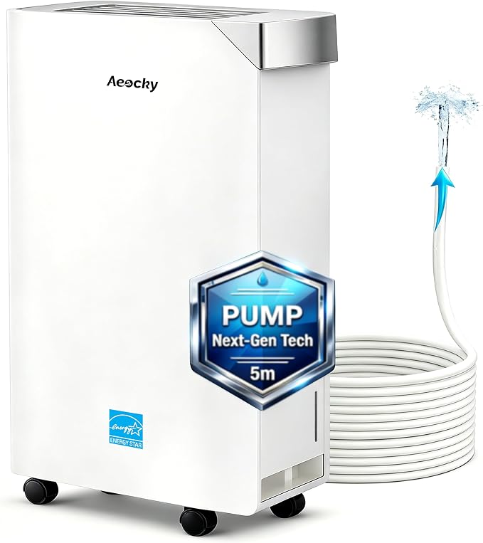AEOCKY 5500 Sq.Ft Energy Star Most Efficient 2024 Dehumidifier by AeockyDirect