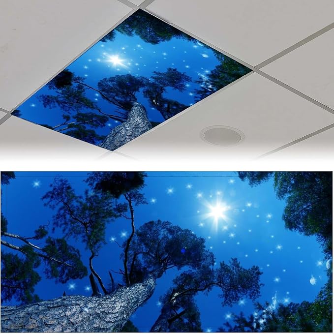2 Pack Milky Way Fluorescent Light Cover - Image 8